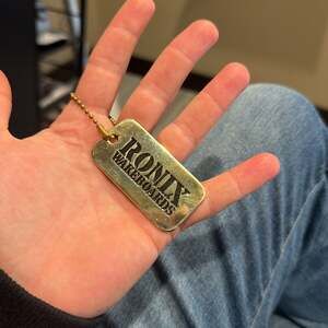 Ronix Wakeboards KeyChain key chain gold